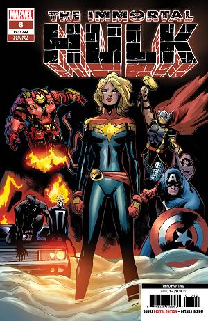 Immortal Hulk #6 3RD PTG GARBETT cover