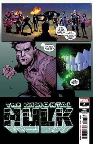 Immortal Hulk #6 4TH PTG GARBETT cover