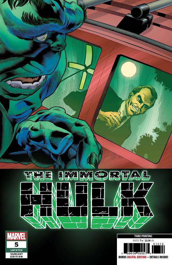 Immortal Hulk #5 3RD PTG BENNETT cover