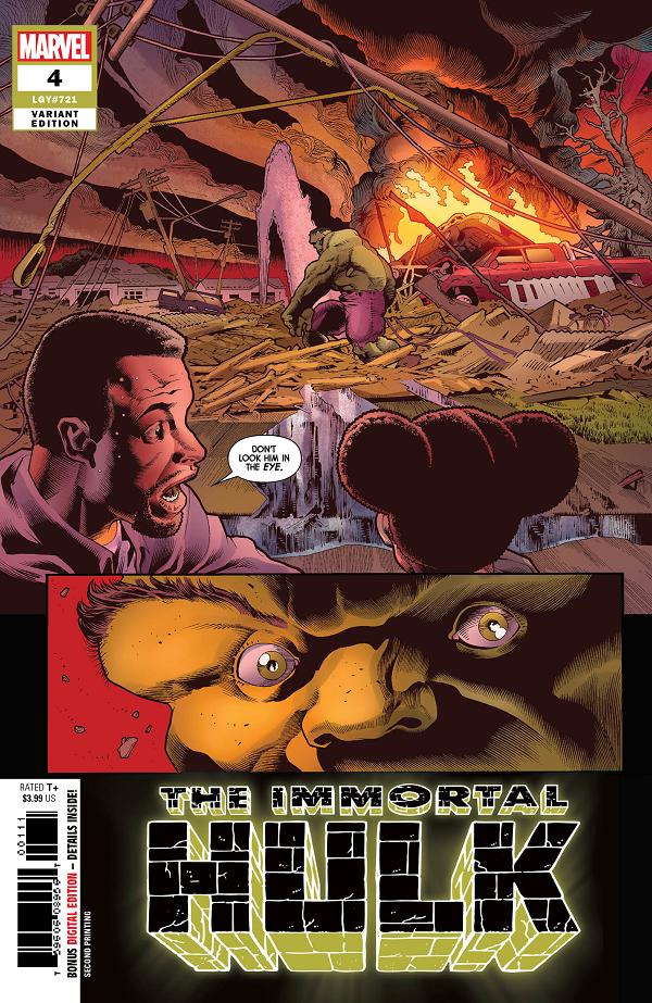 Immortal Hulk #4 variant cover by Alex Ross