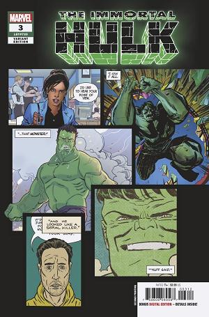 Immortal Hulk #3 BROWN 2ND PTG cover