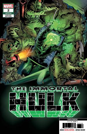 Immortal Hulk #2 4TH PTG BENNETT cover