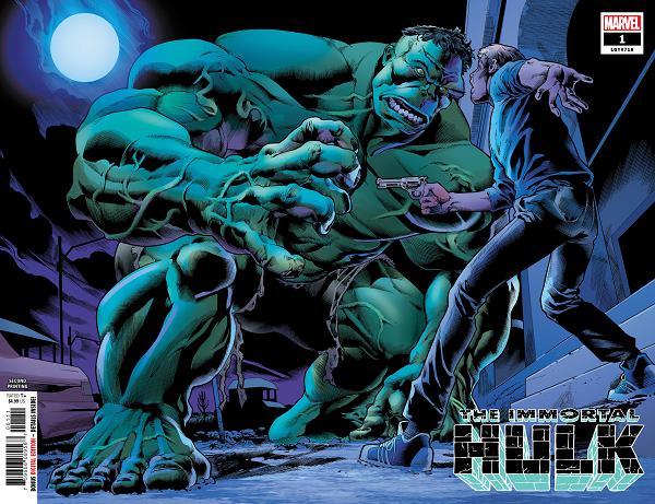 Immortal Hulk #1 variant cover by James Bennet