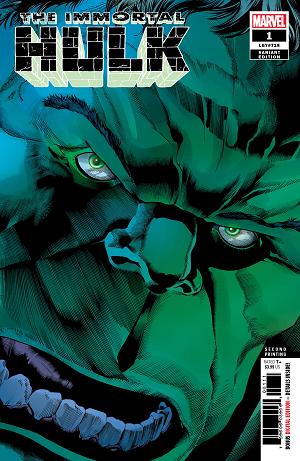 Immortal Hulk #1 3RD PTG BENNETT cover