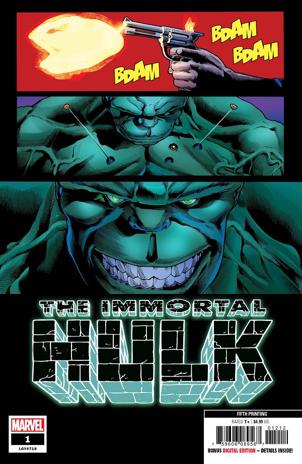 Immortal Hulk #1 variant cover by Alex Ross