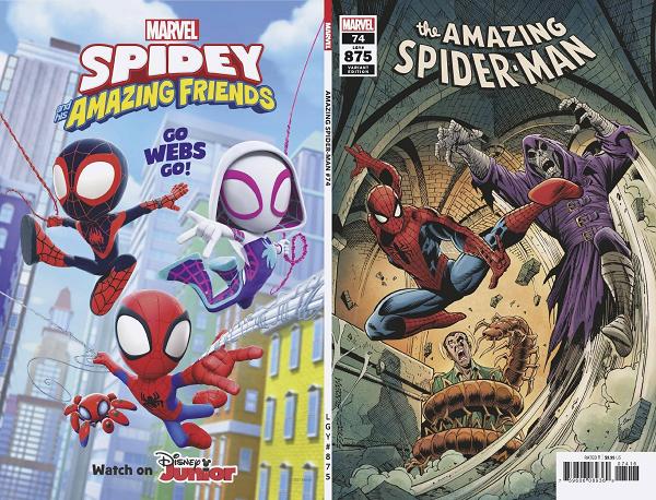 Amazing Spider-Man #74 variant cover by Ron Frenz