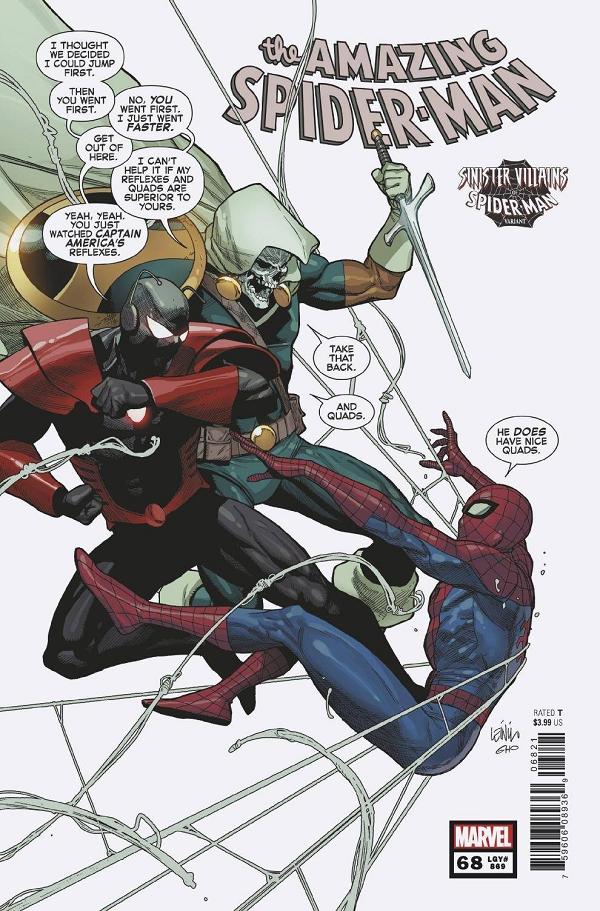 Amazing Spider-Man #68 YU SPIDER-MAN VILLAINS cover