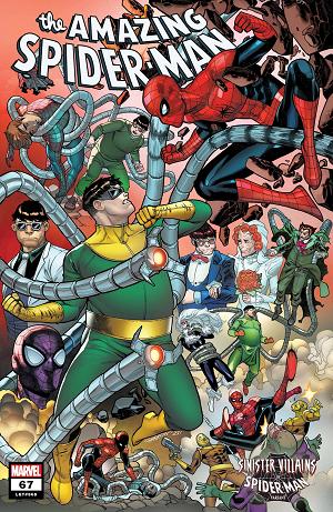 Amazing Spider-Man #67 GARRON SPIDER-MAN VILLAINS cover