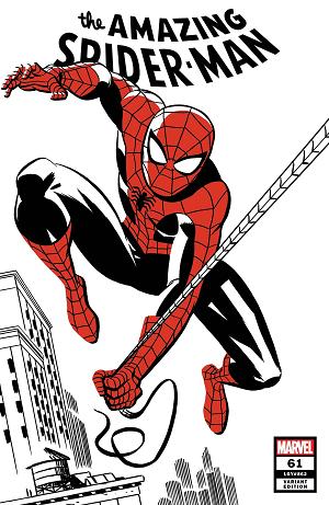 Amazing Spider-Man #61 MICHAEL CHO SPIDER-MAN TWO-TONE cover