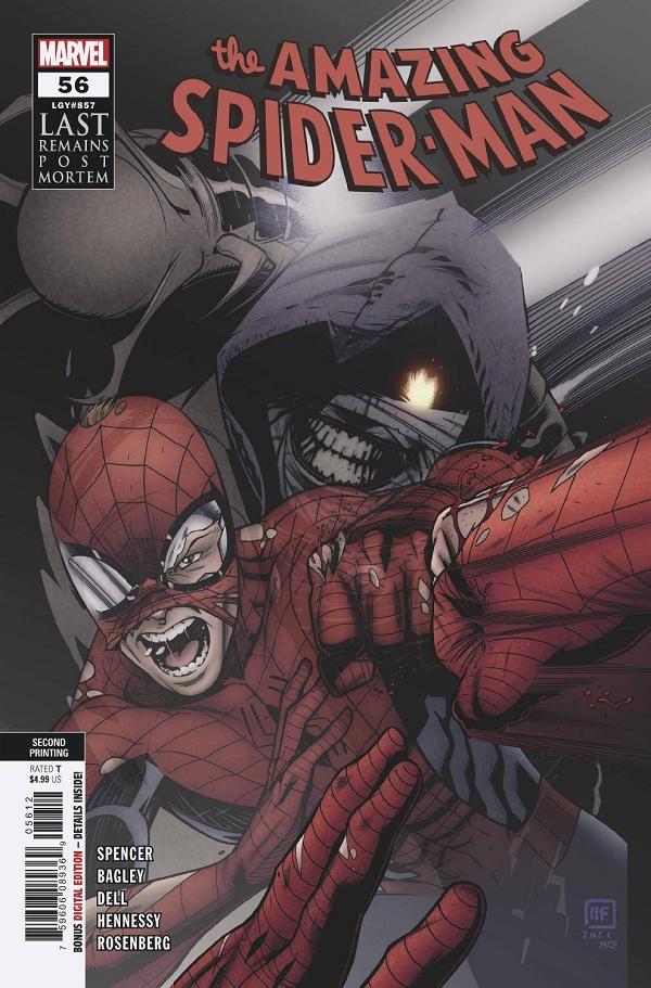 Amazing Spider-Man #56 variant cover by Mark Bagley