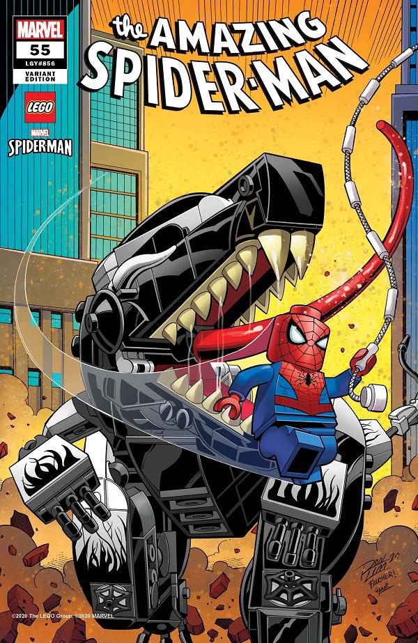 Amazing Spider-Man #55 variant cover by Ron Lim