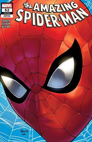 Amazing Spider-Man #52 NAUCK HEADSHOT cover