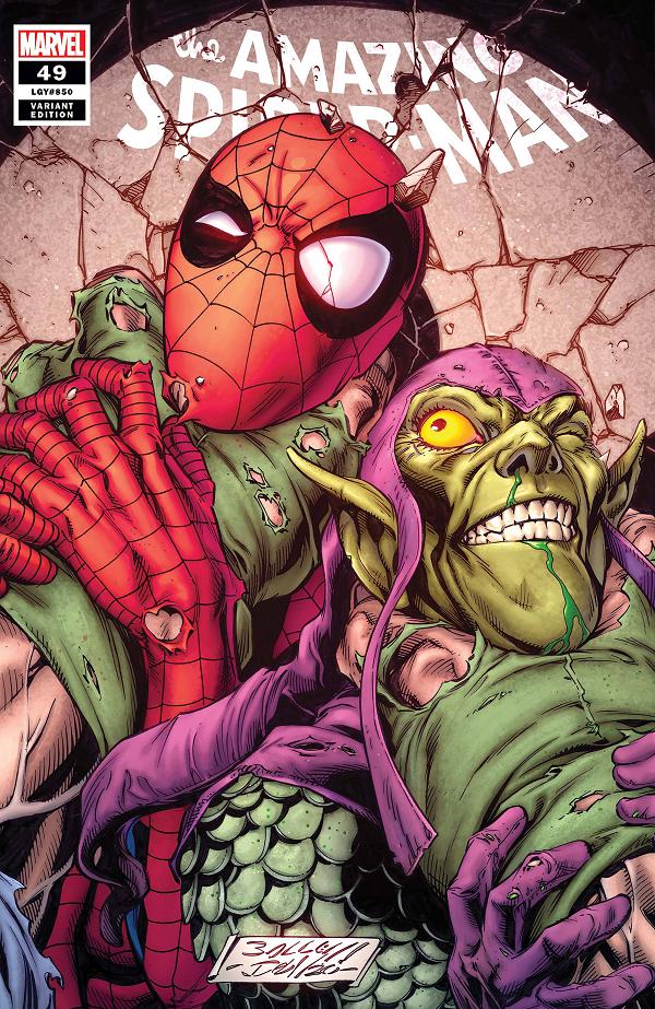 Amazing Spider-Man #49 variant cover by Mark Bagley