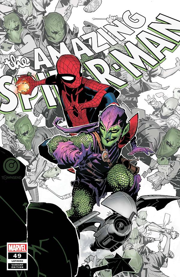 Amazing Spider-Man #49 variant cover by Chris Bachalo