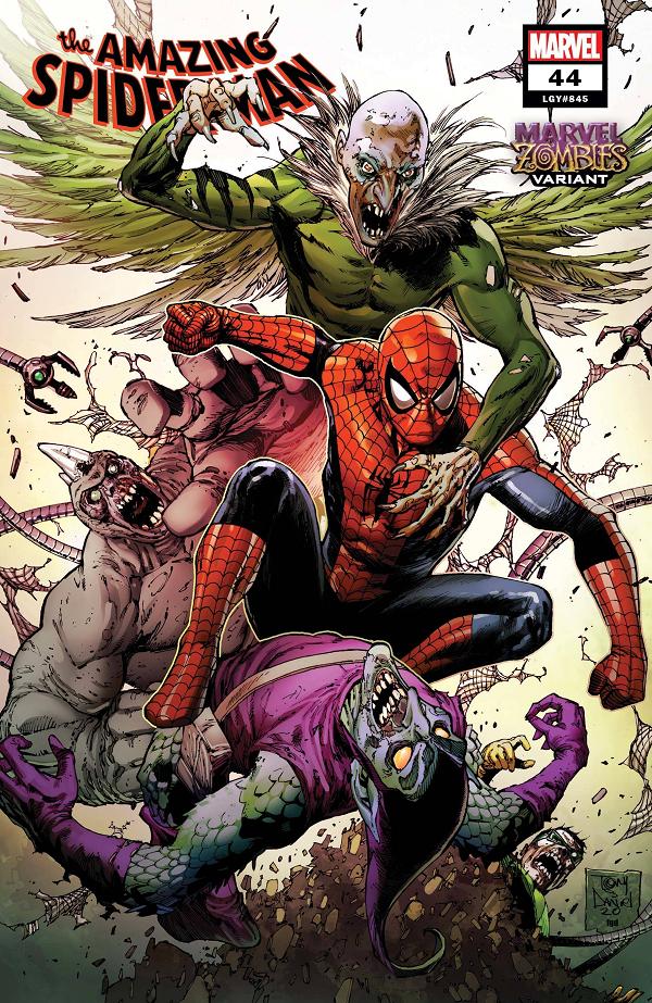 Amazing Spider-Man #44 variant cover by Tony Daniel