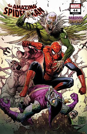 Amazing Spider-Man #44 DANIEL MARVEL ZOMBIES cover