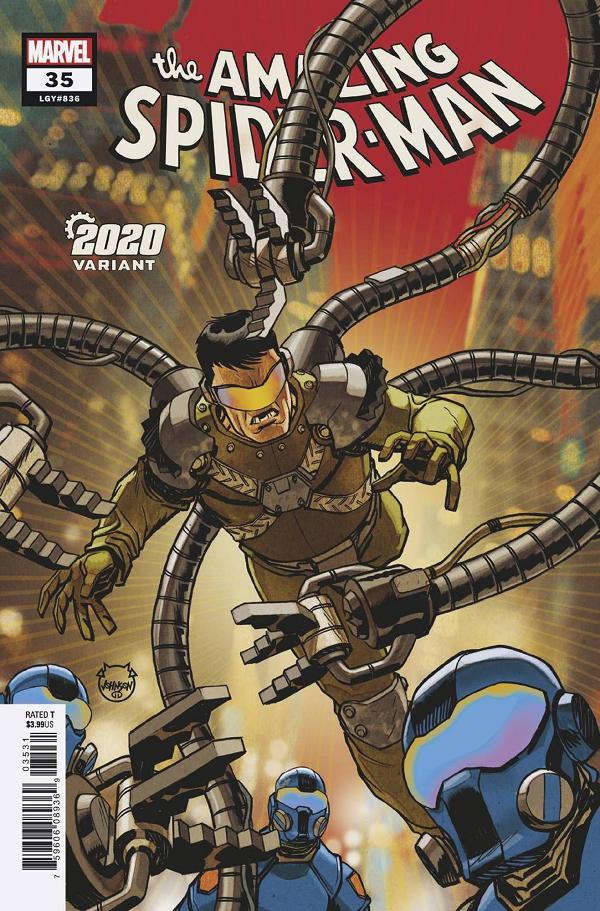 Amazing Spider-Man #35 variant cover by Dave Johnson