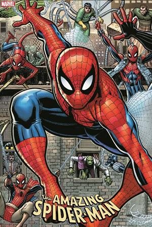 Amazing Spider-Man #32 ART ADAMS 8 PART CONNECTING cover