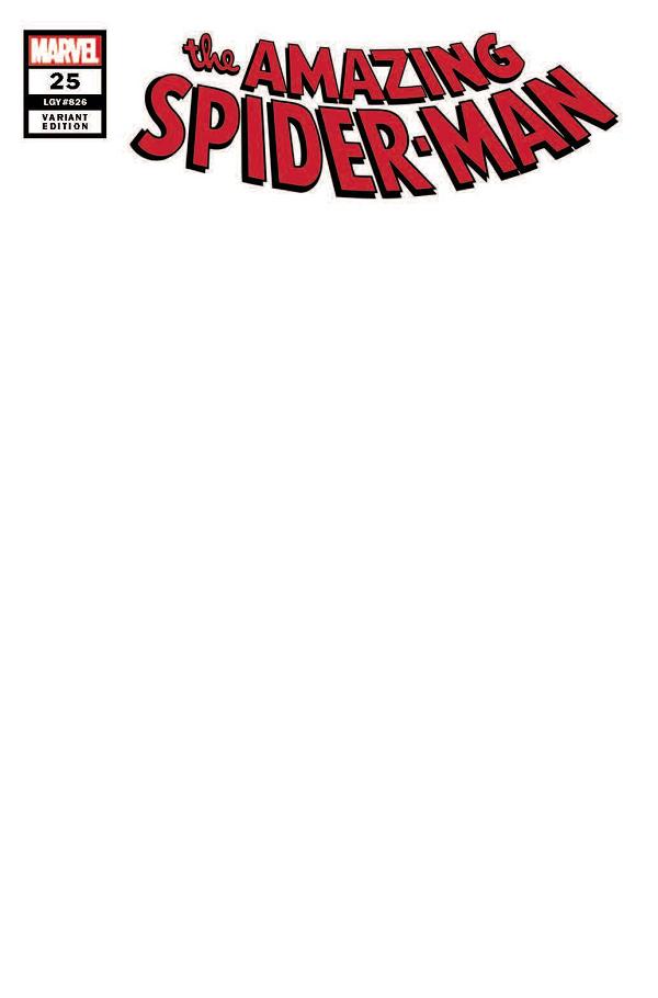 Amazing Spider-Man #25 BLANK cover