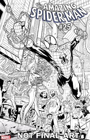 Amazing Spider-Man #25 GLEASON cover