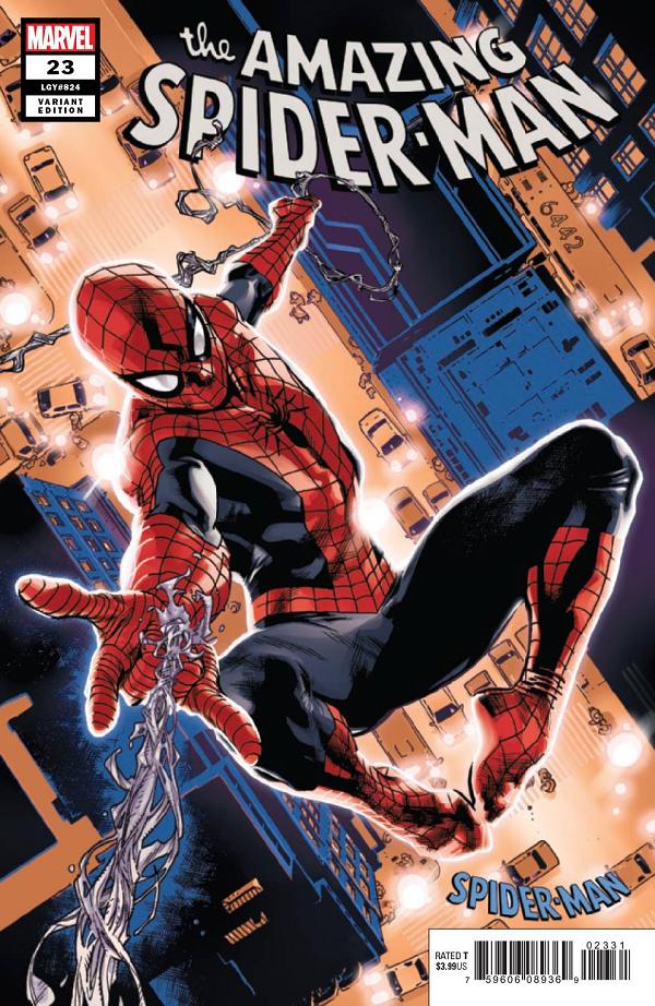 Amazing Spider-Man #23 variant cover by Stuart Immonen
