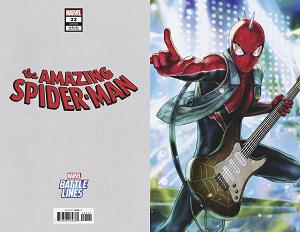 Amazing Spider-Man #22 HEEJIN JEON MARVEL BATTLE LINES cover