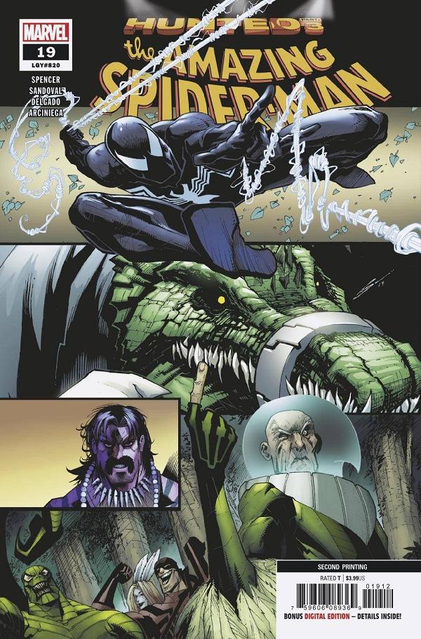 Amazing Spider-Man #19 2ND PTG SANDOVAL cover
