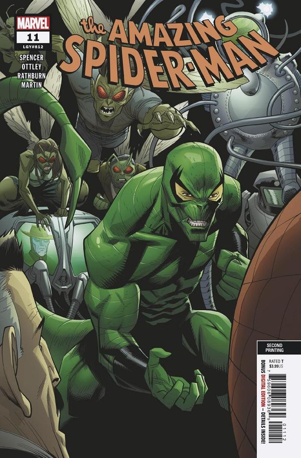 Amazing Spider-Man #11 2ND PTG OTTLEY cover