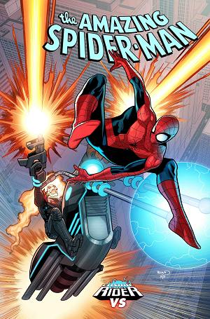 Amazing Spider-Man #6 RENAUD COSMIC GHOST RIDER cover