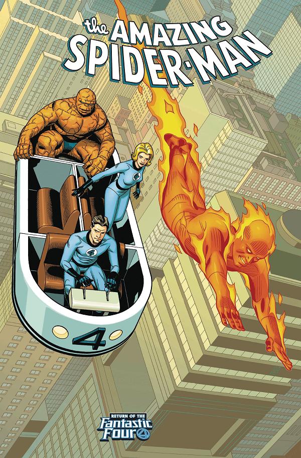 Amazing Spider-Man #4 SPROUSE RETURN OF FANTASTIC FOUR cover
