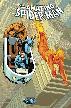 Amazing Spider-Man #4 SPROUSE RETURN OF FANTASTIC FOUR cover