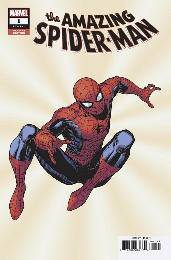 Amazing Spider-Man #1 variant cover by Jim Cheung
