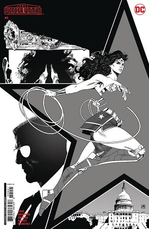Wonder Woman #5 CVR E INC 1:50 DANIEL SAMPERE B&W CSV cover