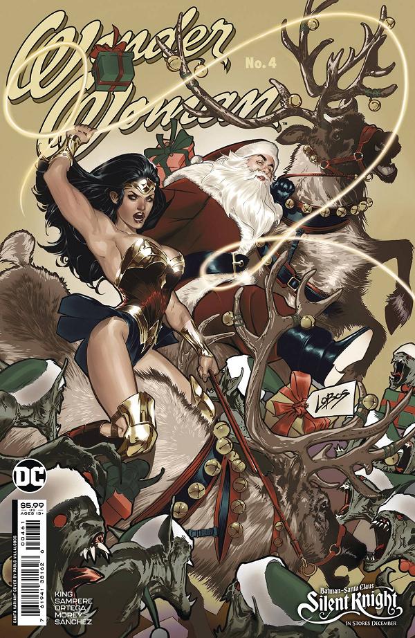 Wonder Woman #4 CVR D PABLO VILLALOBOS SANTA CSV cover