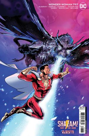Wonder Woman #797 CVR D CVR D MHAN SHAZAM FURY GODS MOVIE CARD cover