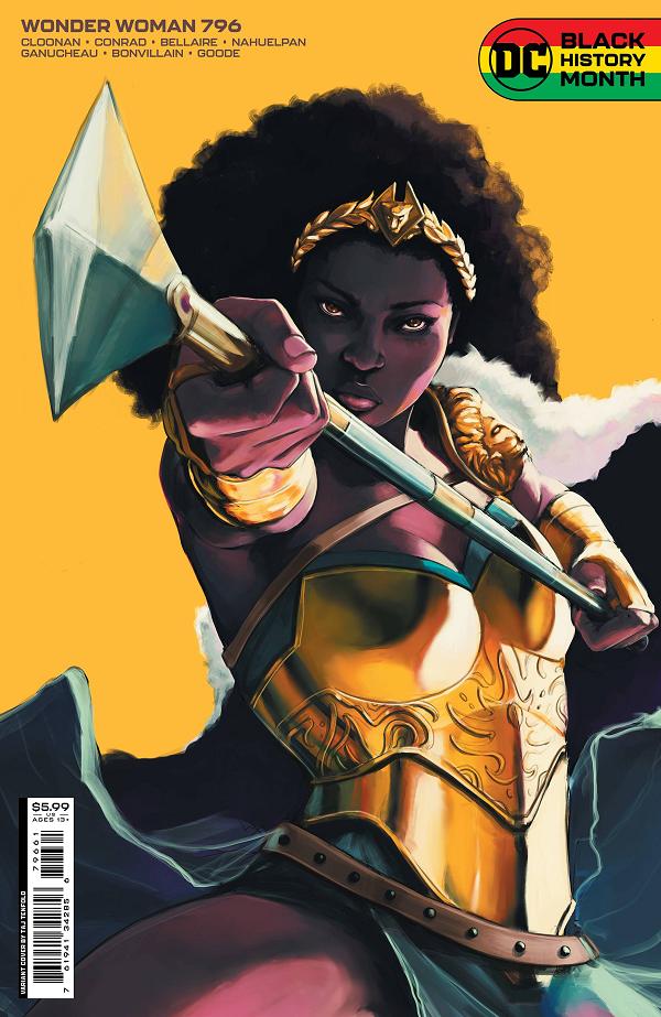 Wonder Woman #796 CVR D TAJ TENFOLD BLACK HISTORY MONTH cover