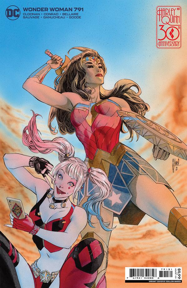 Wonder Woman #791 CVR C MARCH HARLEY QUINN 30TH ANN cover
