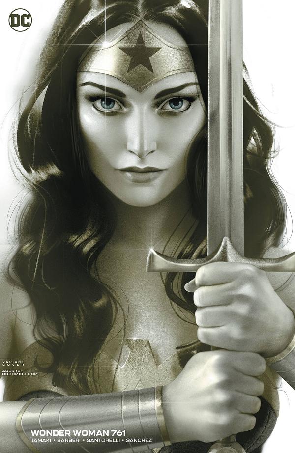 Wonder Woman #761 J MIDDLETON CARD STOCK cover