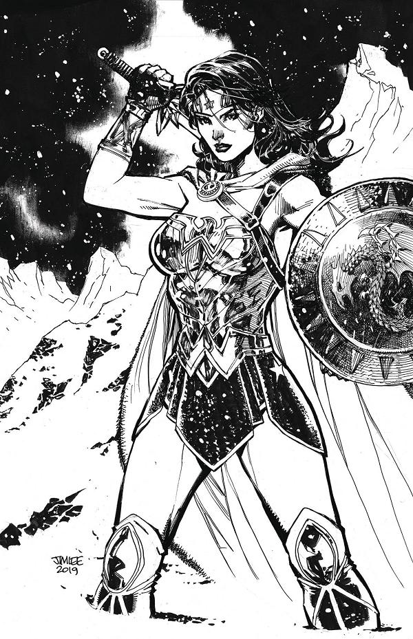Wonder Woman #759 CARD STOCK JIM LEE cover