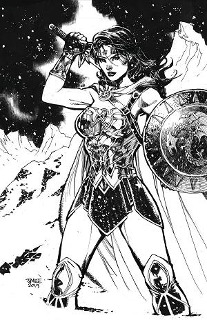 Wonder Woman #759 CARD STOCK JIM LEE cover