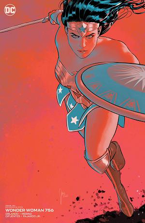 Wonder Woman #756 CARD STOCK MIKEL JANIN cover