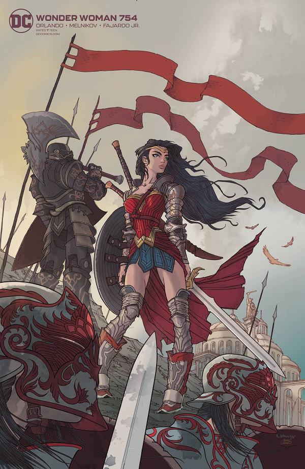 Wonder Woman #754 CARD STOCK RAFAEL GRAMPA cover