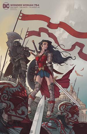 Wonder Woman #754 CARD STOCK RAFAEL GRAMPA cover