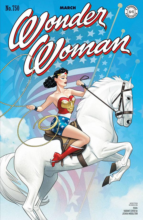 Wonder Woman #750 variant cover by Joshua Middleton