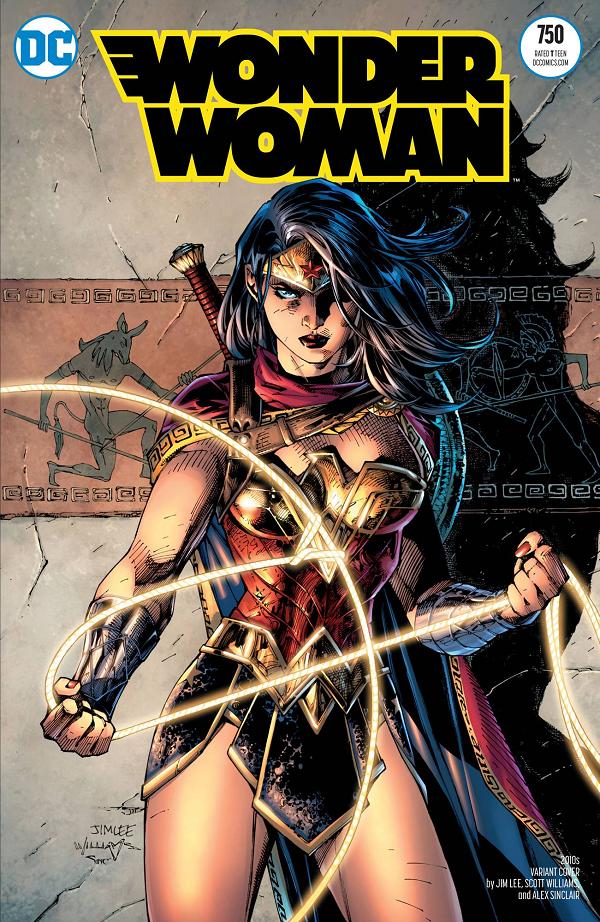 Wonder Woman #750 variant cover by Jim Lee