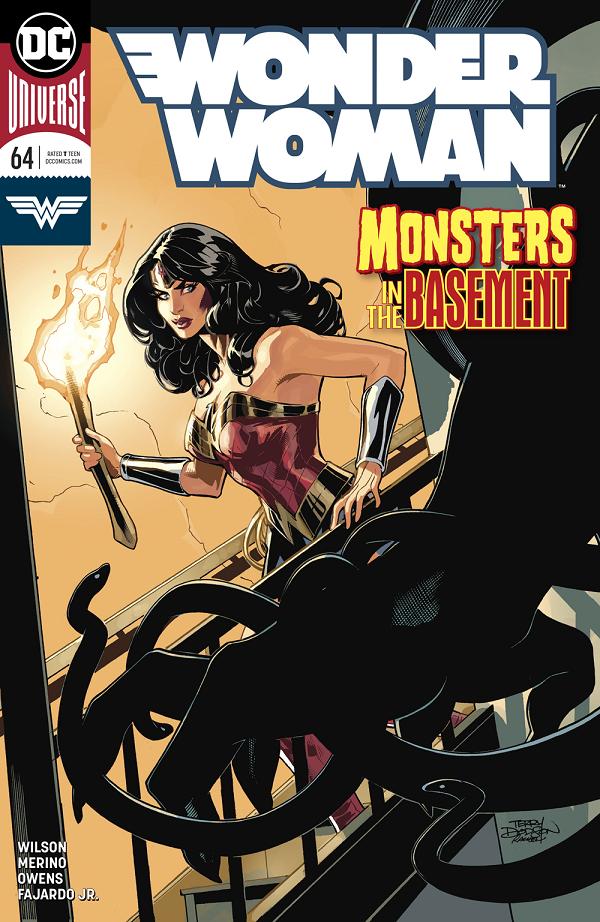 Wonder Woman #64 cover by Terry Dodson