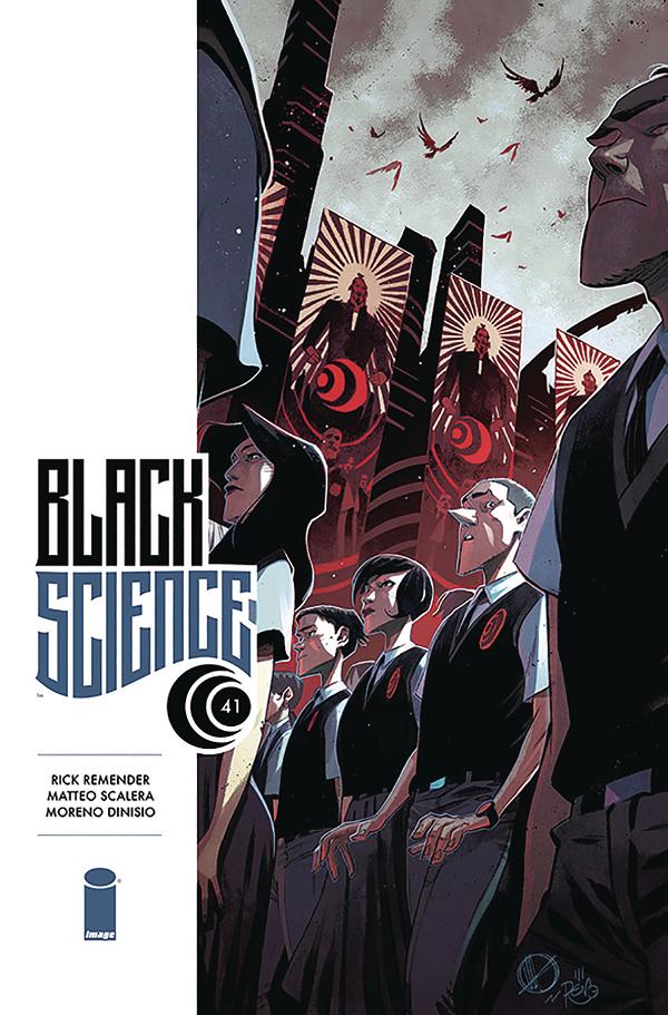 Black Science #41 cover by Matteo Scalera