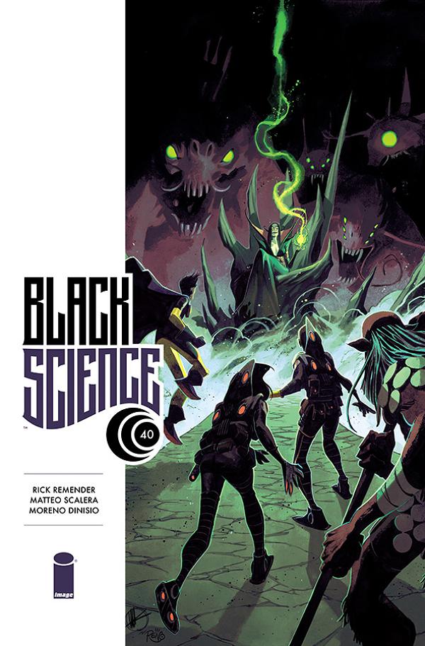 Black Science #40 cover by Matteo Scalera