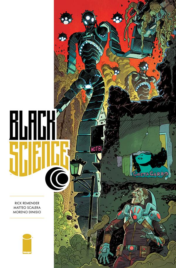 Black Science #32 variant cover by Mike Hawthorne