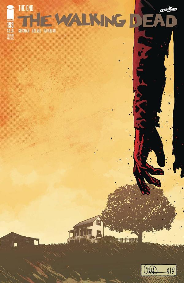 Walking Dead #193 cover by Dave Stewart